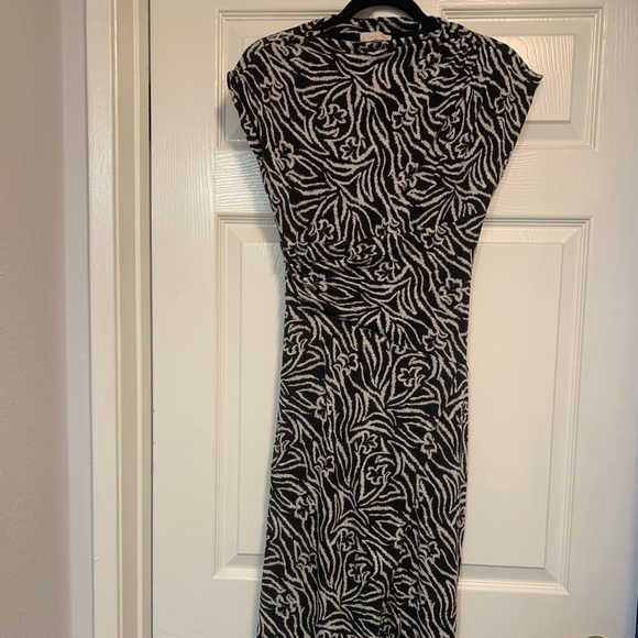 REBECCA Taylor Dress Size Small Sleeveless Zebra‎ Lily - Picture 7 of 8